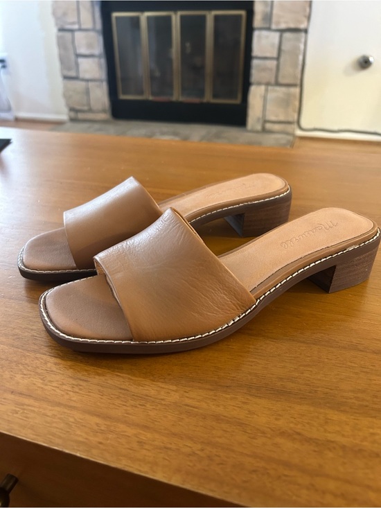 Madewell Shoes - Madewell Leather Slide Heels